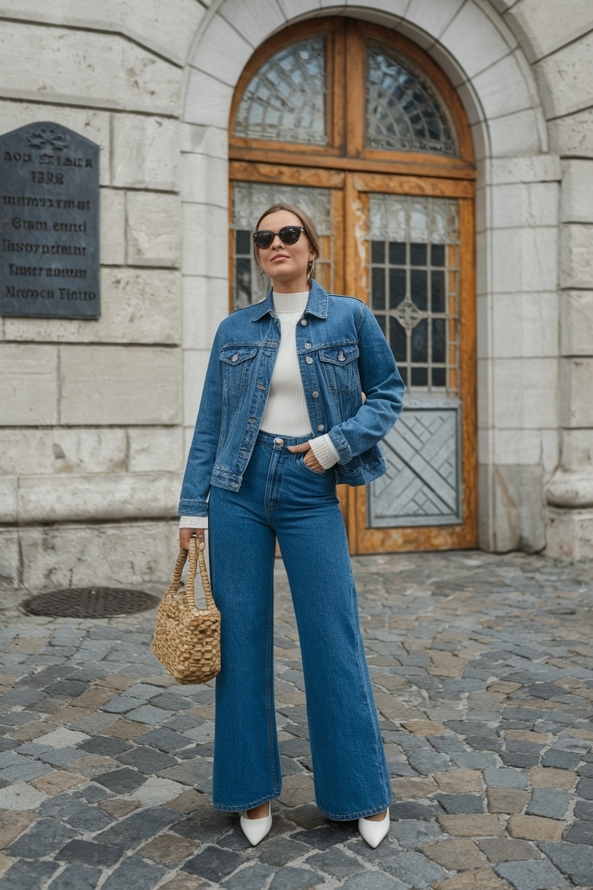 Blue Jeans Church Outfit Women: Casual Yet Stylish outfit idea