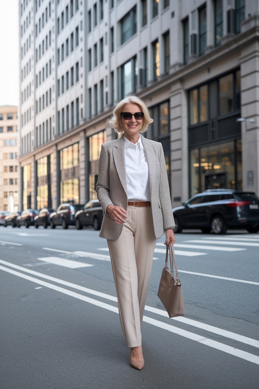 Elegant Business Casual Outfits for Women Over 50 outfit idea