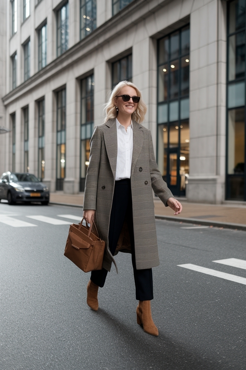 Versatile Business Casual Outfits with Boots outfit idea
