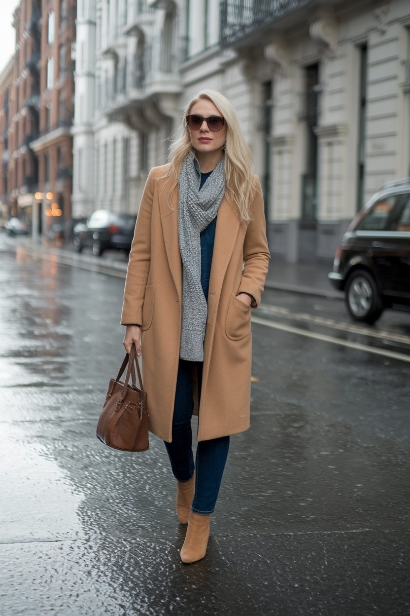 Camel Coat Outfit Winter Style: Effortless Chic Looks outfit idea