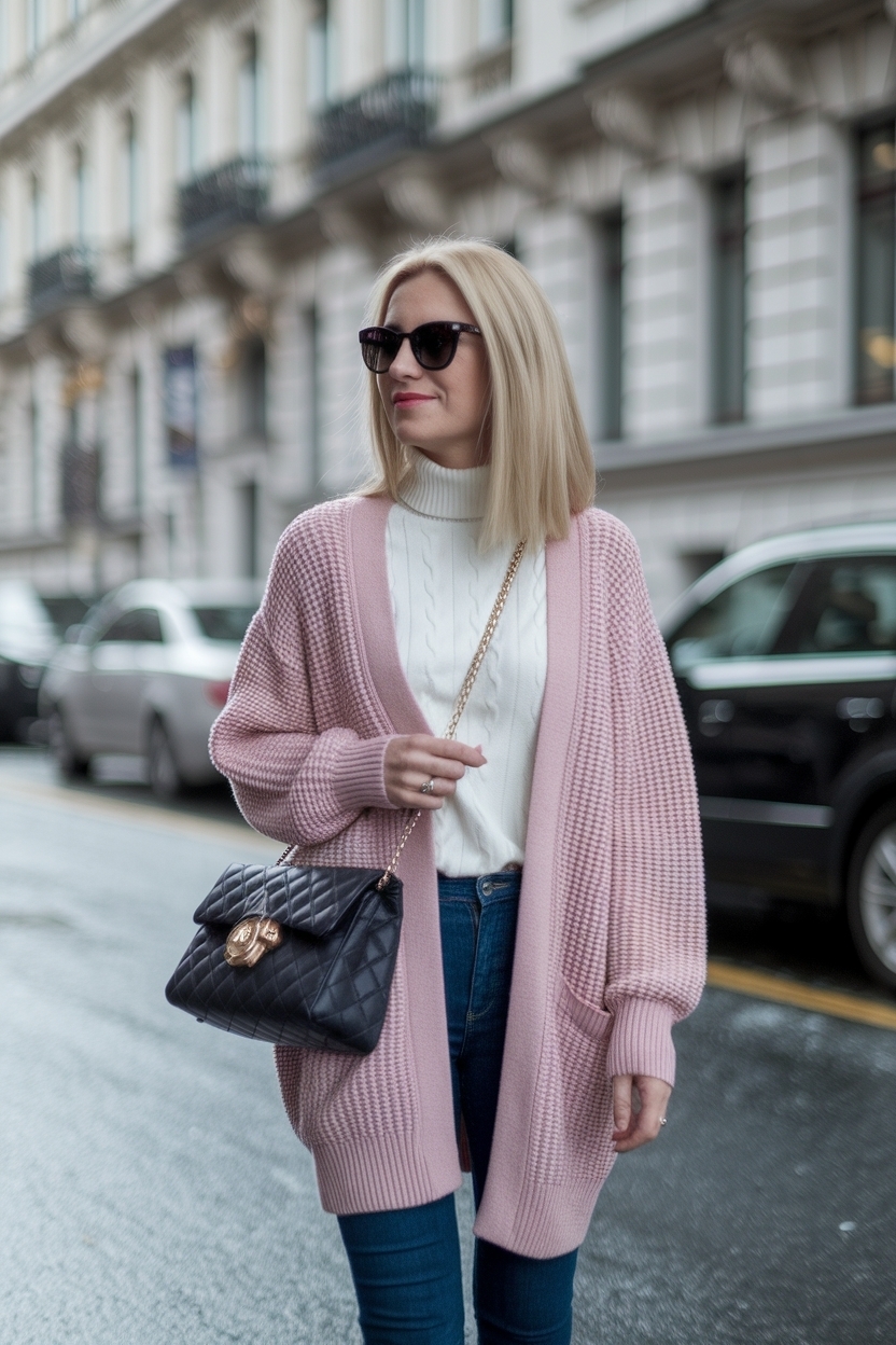 Cozy Cardigan Outfit for Women Winter Essentials outfit idea