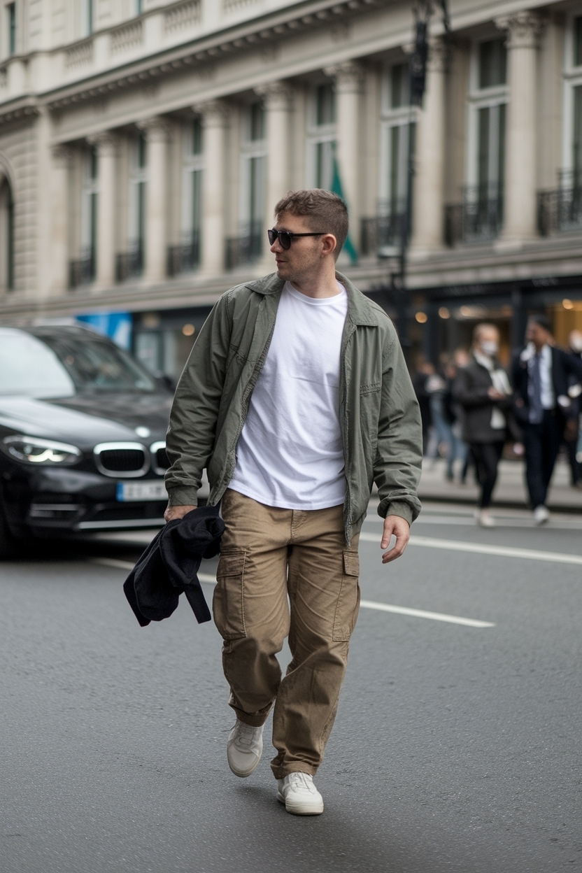 Cargo Pants Outfit Men Streetwear: Edgy Looks to Stand Out outfit idea