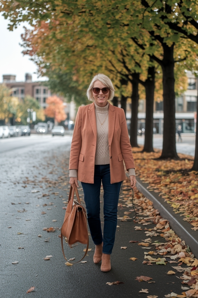 Timeless Autumn Outfits Women Over 50 to Inspire Your Wardrobe outfit idea