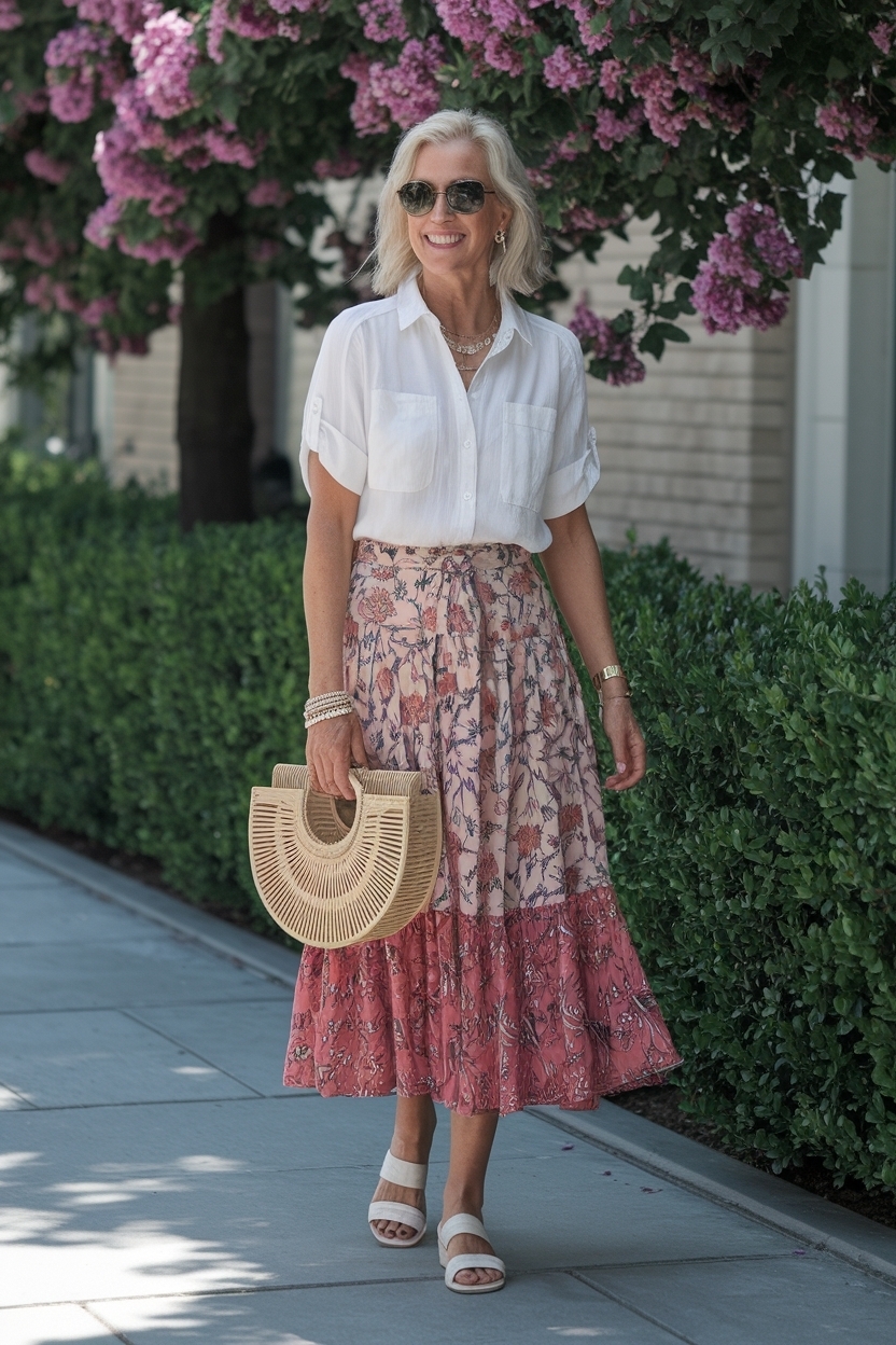 Casual Evening Outfits for Women Over 40: Effortless Elegance outfit idea