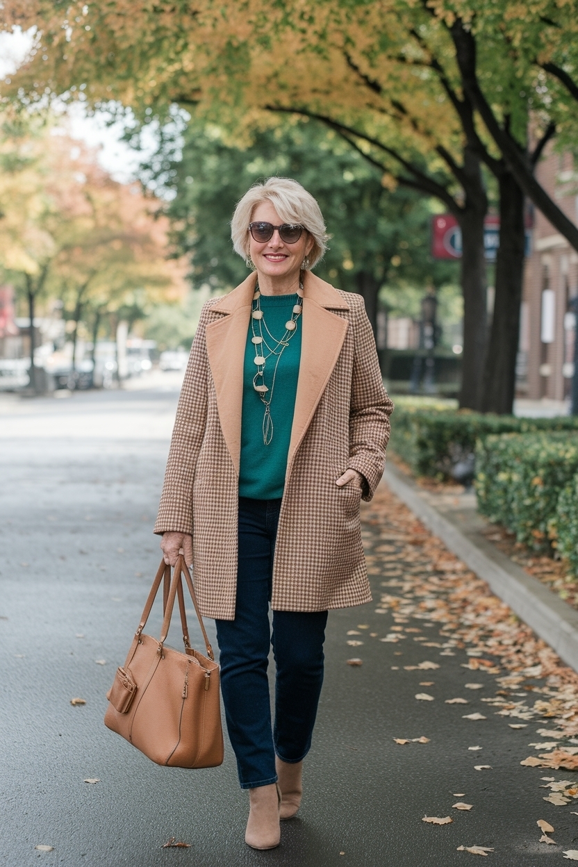 Casual Fall Outfits for Women Over 50: Must-Haves outfit idea