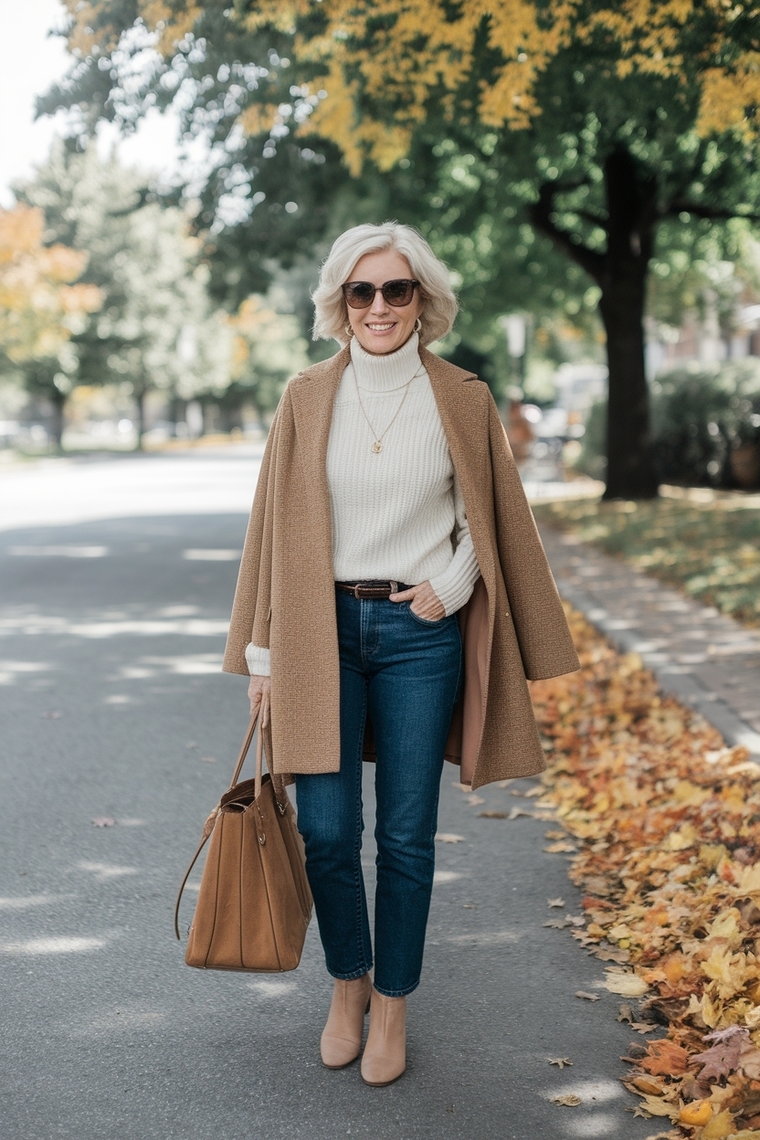 Casual Fall Outfits for Women Over 50: Seasonal Trends outfit idea