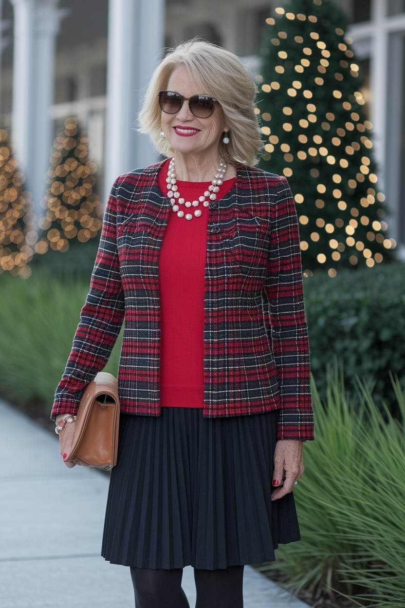 Casual Holiday Outfits for Women Over 50: Festive Looks outfit idea