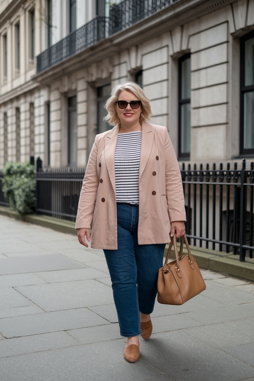 Casual Outfits for Heavy Women Over 50: Flattering Options outfit idea