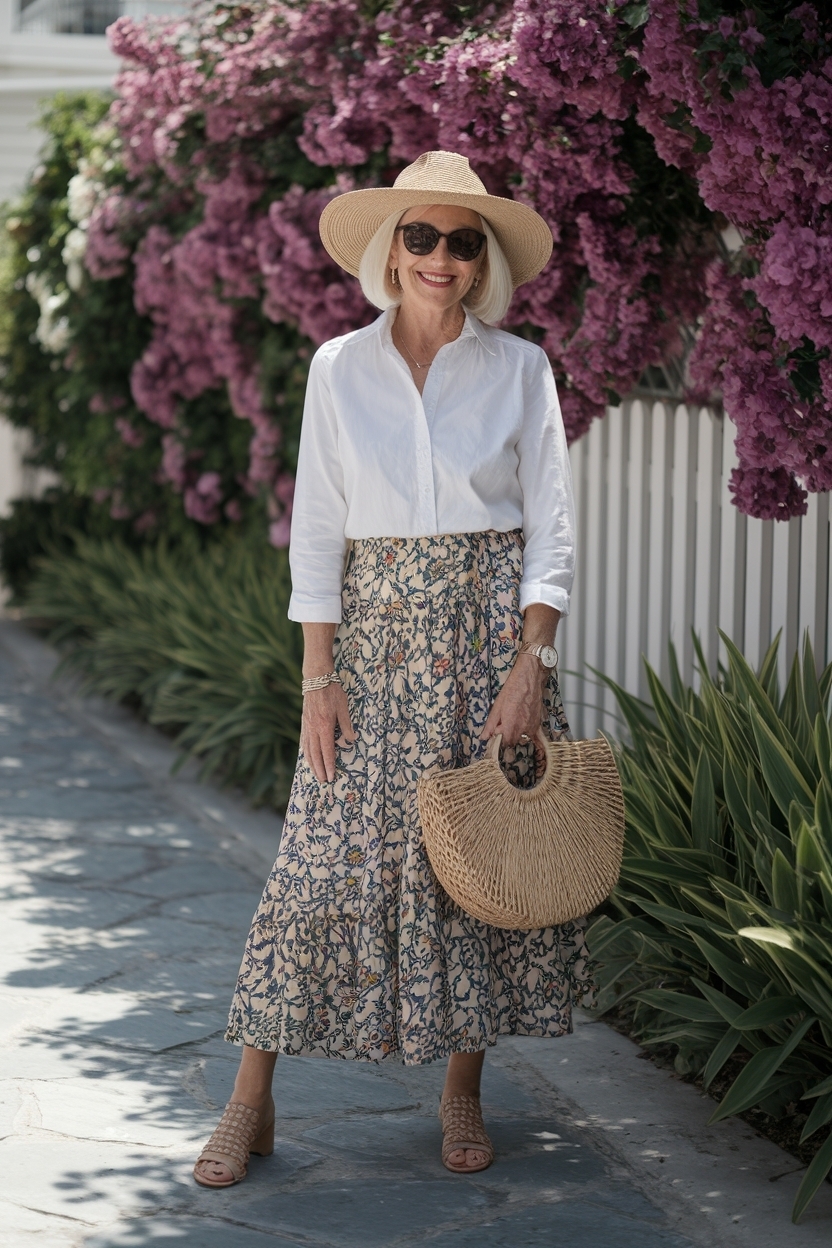 Timeless Casual Summer Outfits for Women Over 60 outfit idea