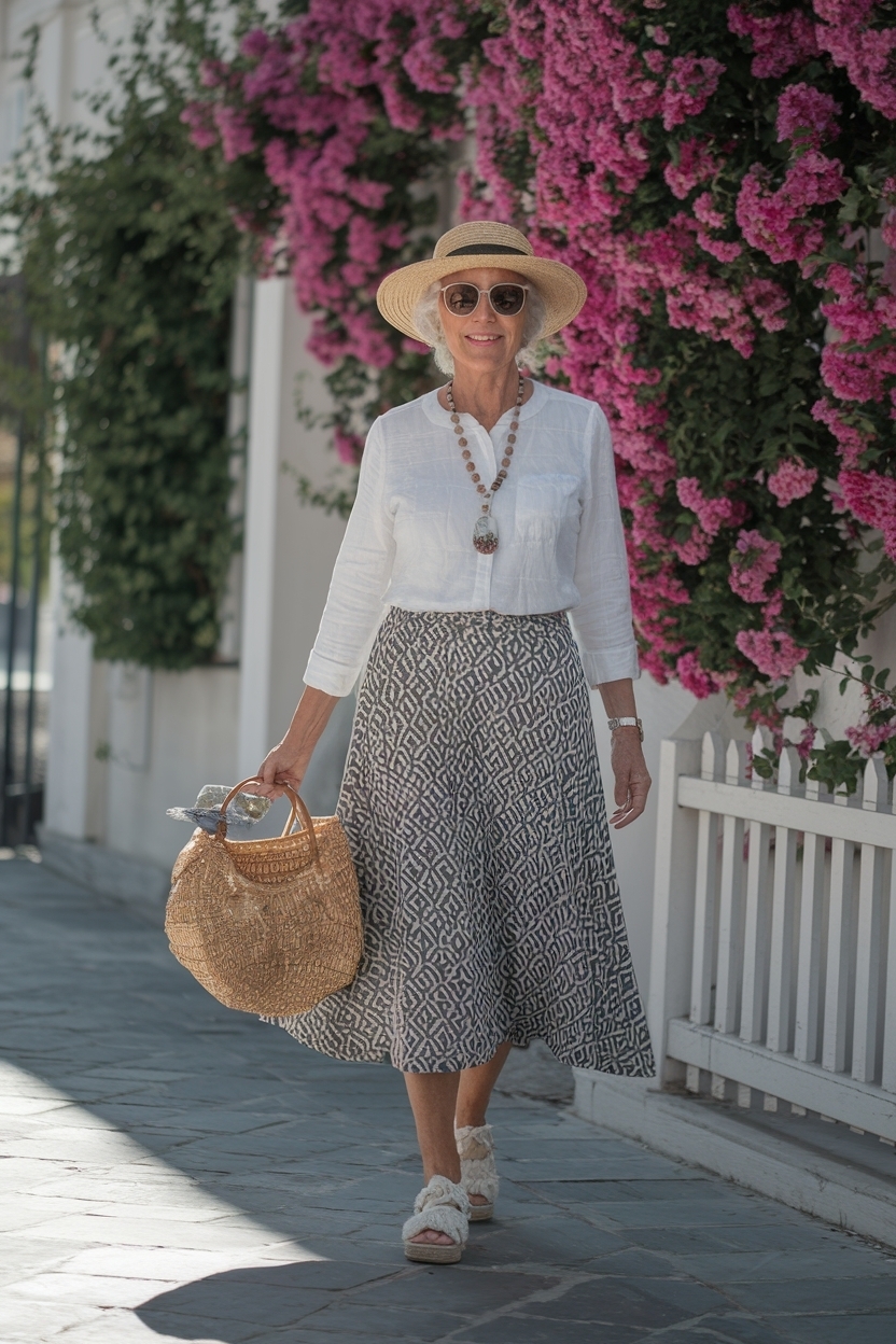 Casual Summer Outfits for Women Over 70: Timeless Styles outfit idea