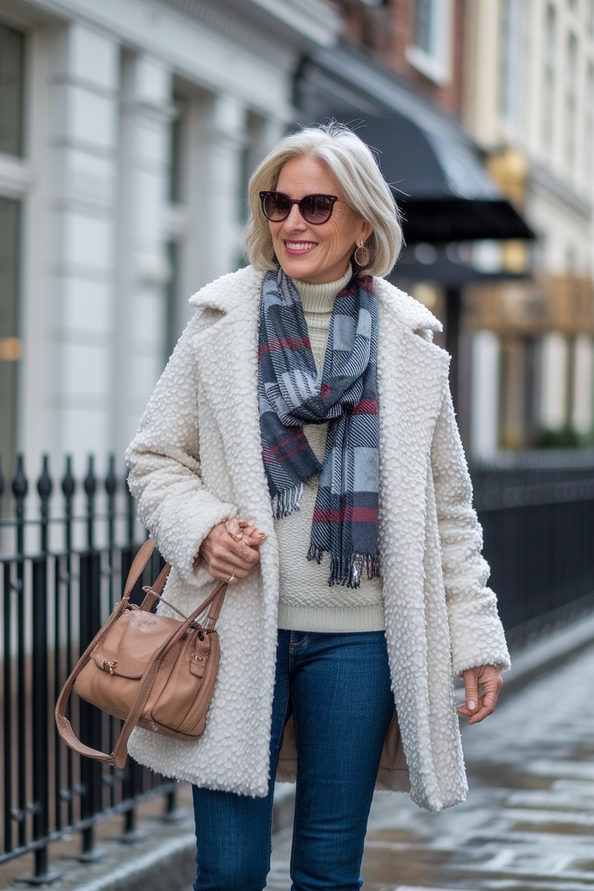 Casual Winter Outfits for Women Over 50 to Stay Stylish outfit idea