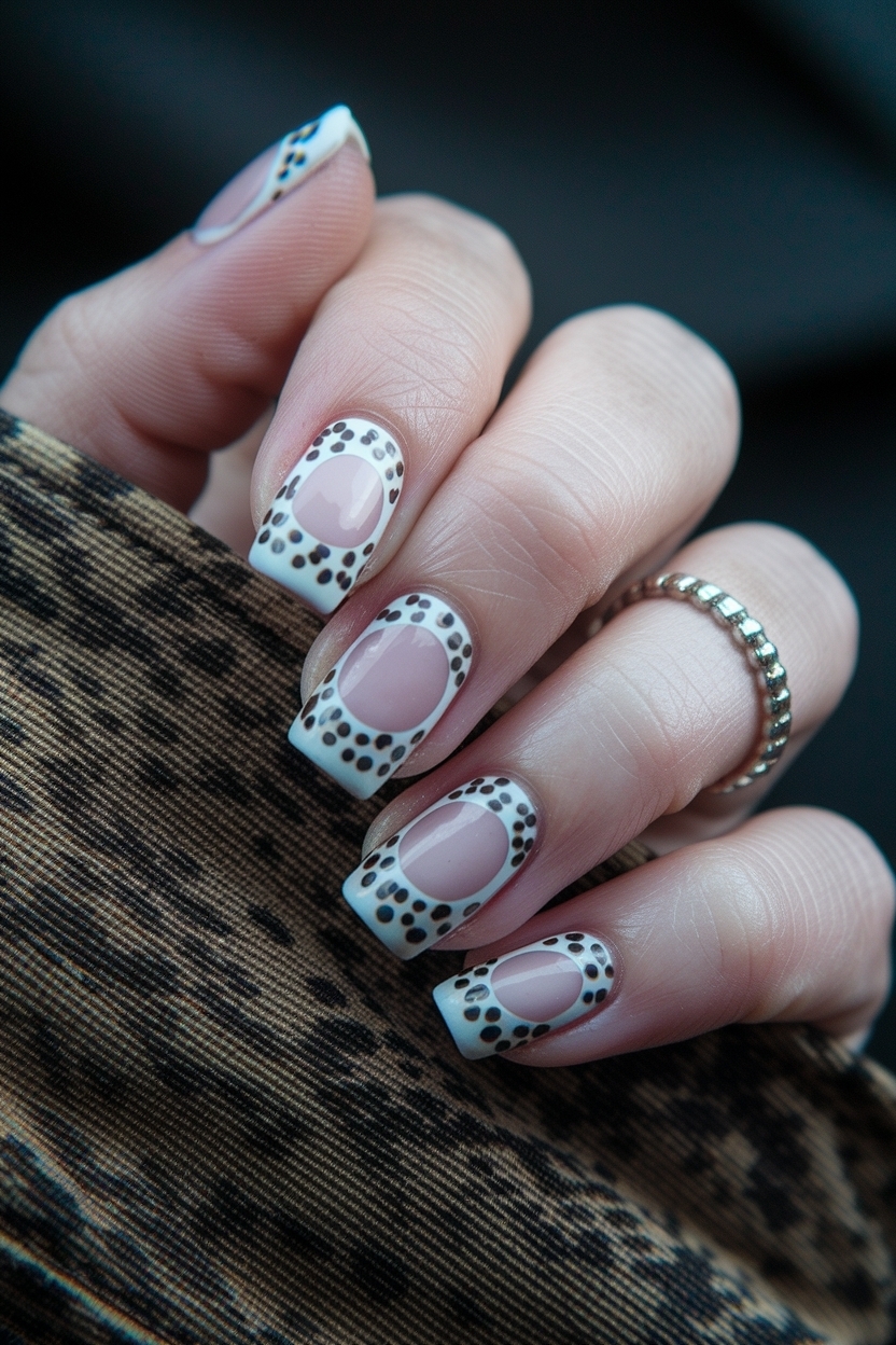 Cheetah Print Nails French Tip: A Fashion Statement outfit idea