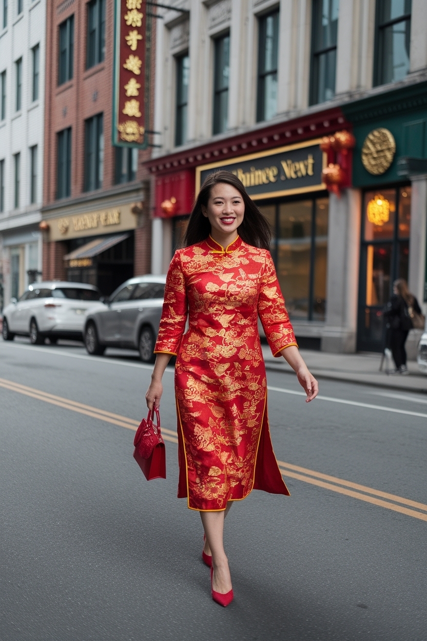 Chinese New Year Outfit Ideas for a Festive Celebration outfit idea