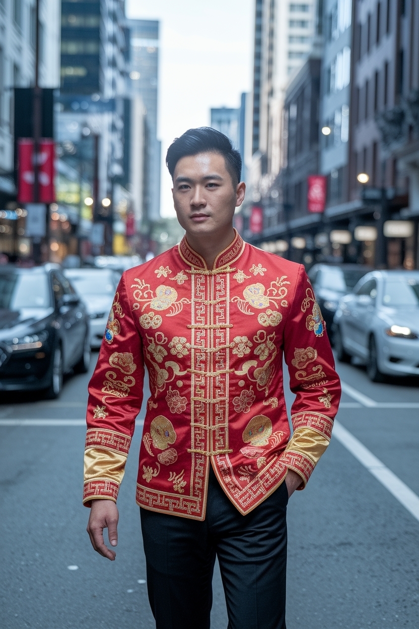 Stylish Chinese New Year Outfit Men Will Love This Year outfit idea