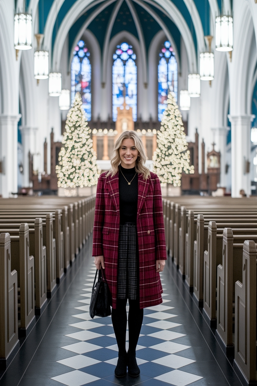 Stylish Christmas Eve Outfits Church for Every Taste outfit idea