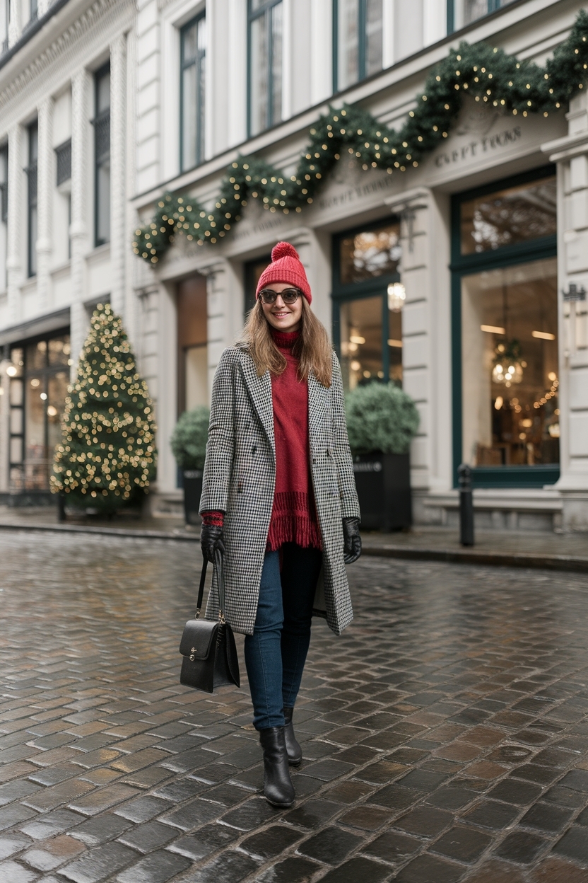Christmas Outfit Ideas for Women Winter to Shine outfit idea