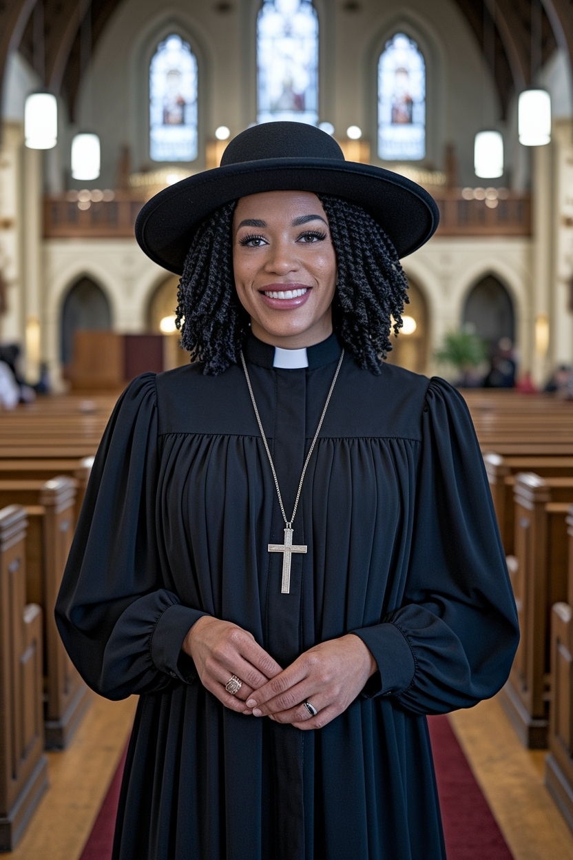 Church Outfit Black Women Hat: Accessorizing with Flair outfit idea
