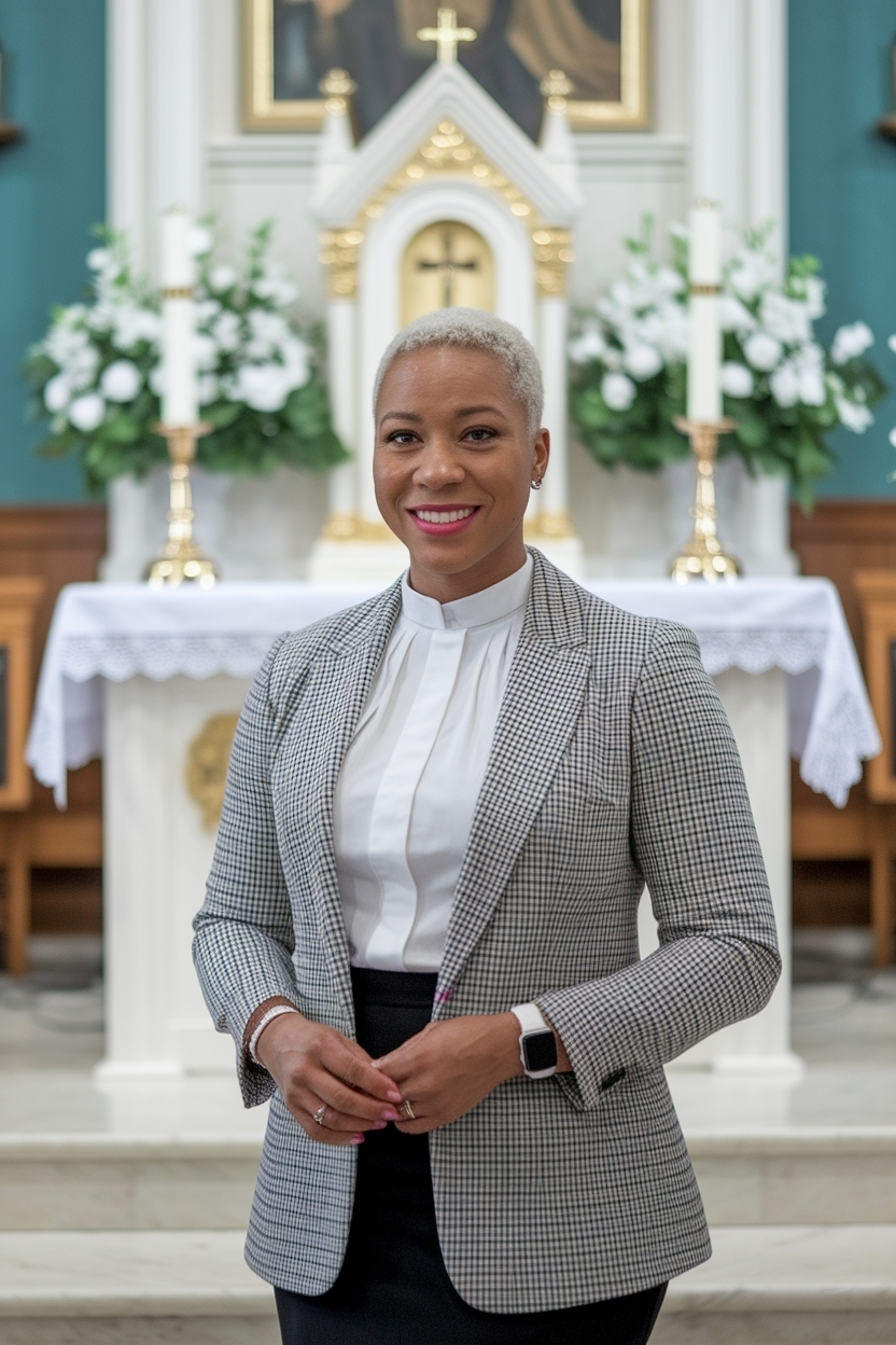 Church Outfit Black Women with Short Hair: Chic Styles outfit idea
