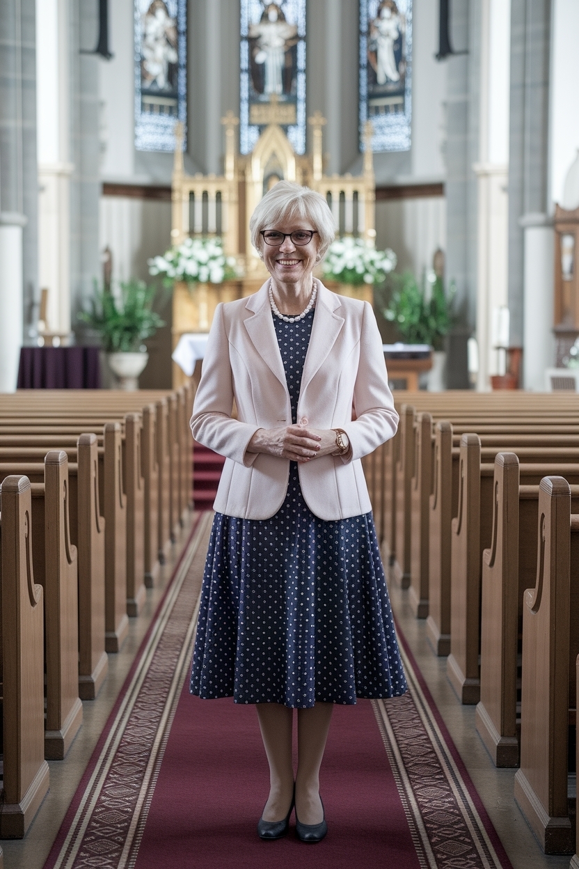 Elegant Church Outfit for Women Over 60: Timeless Styles outfit idea
