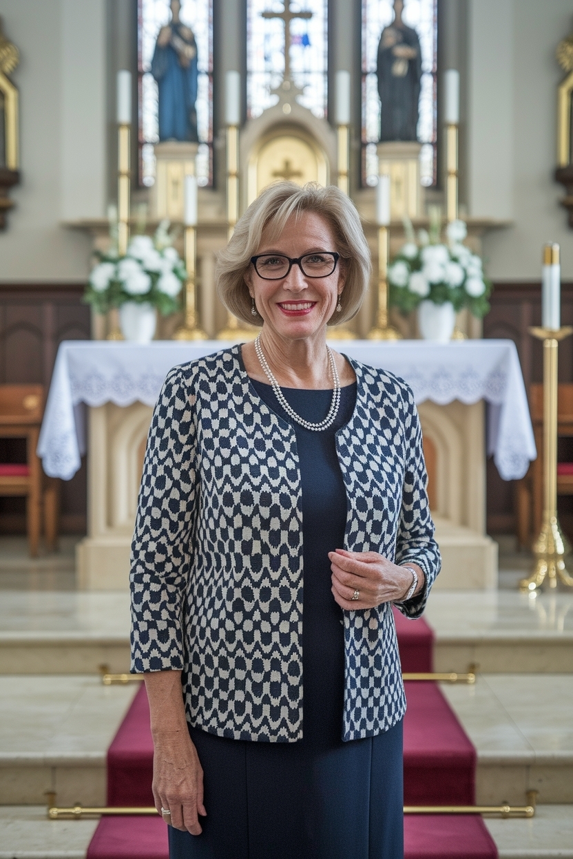 Sophisticated Church Outfit Women Over 40 outfit idea