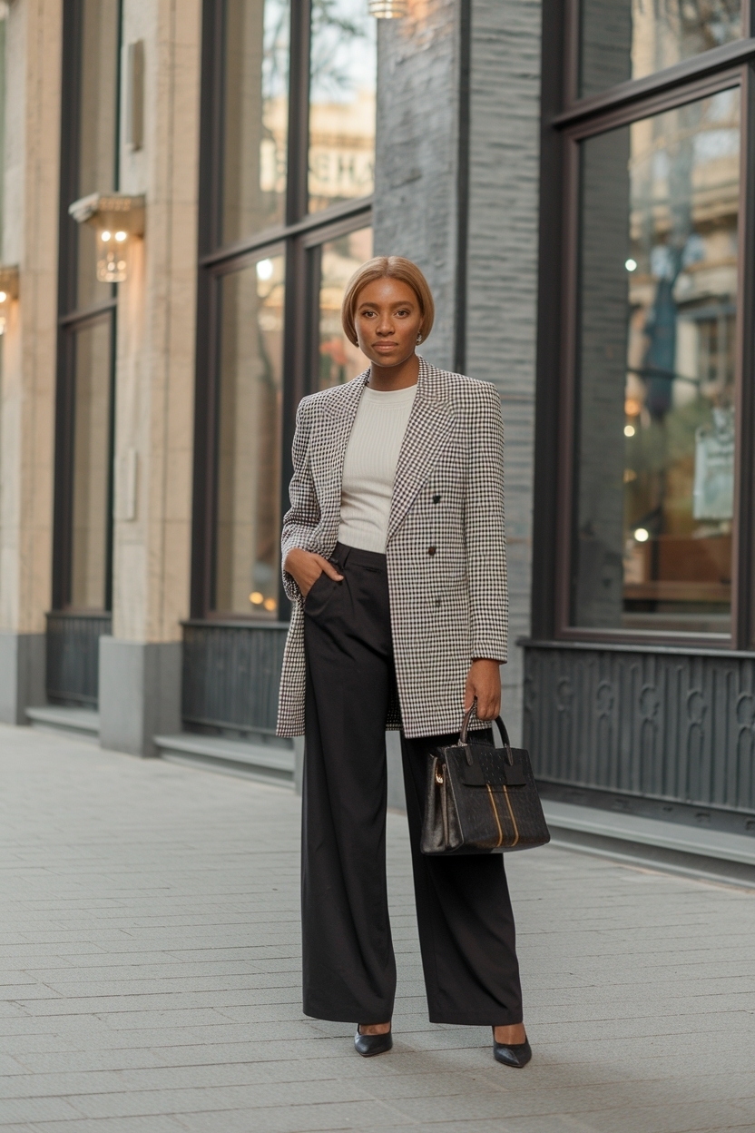 Chic Church Pants Outfit Black Women Will Love outfit idea