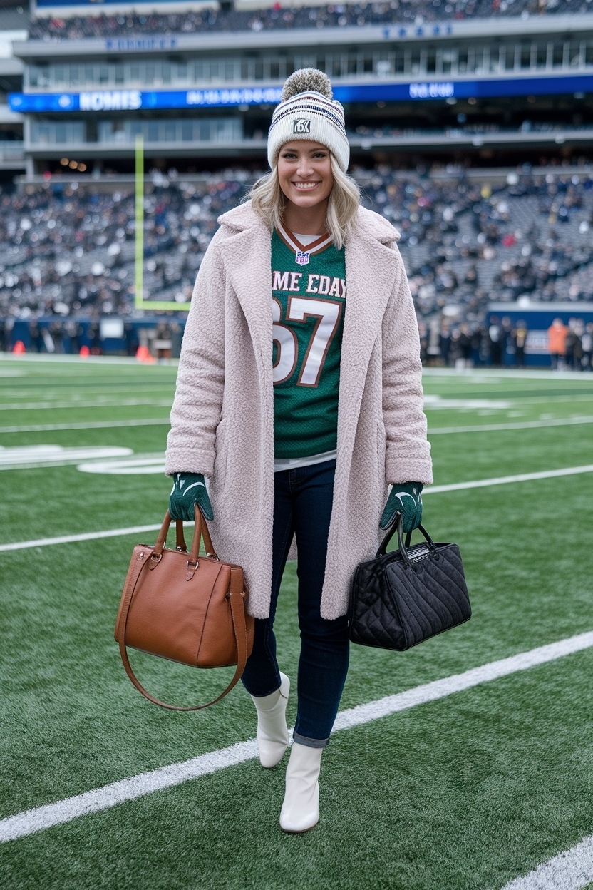 Cold Game Day Outfit Football: Stay Stylish and Warm outfit idea