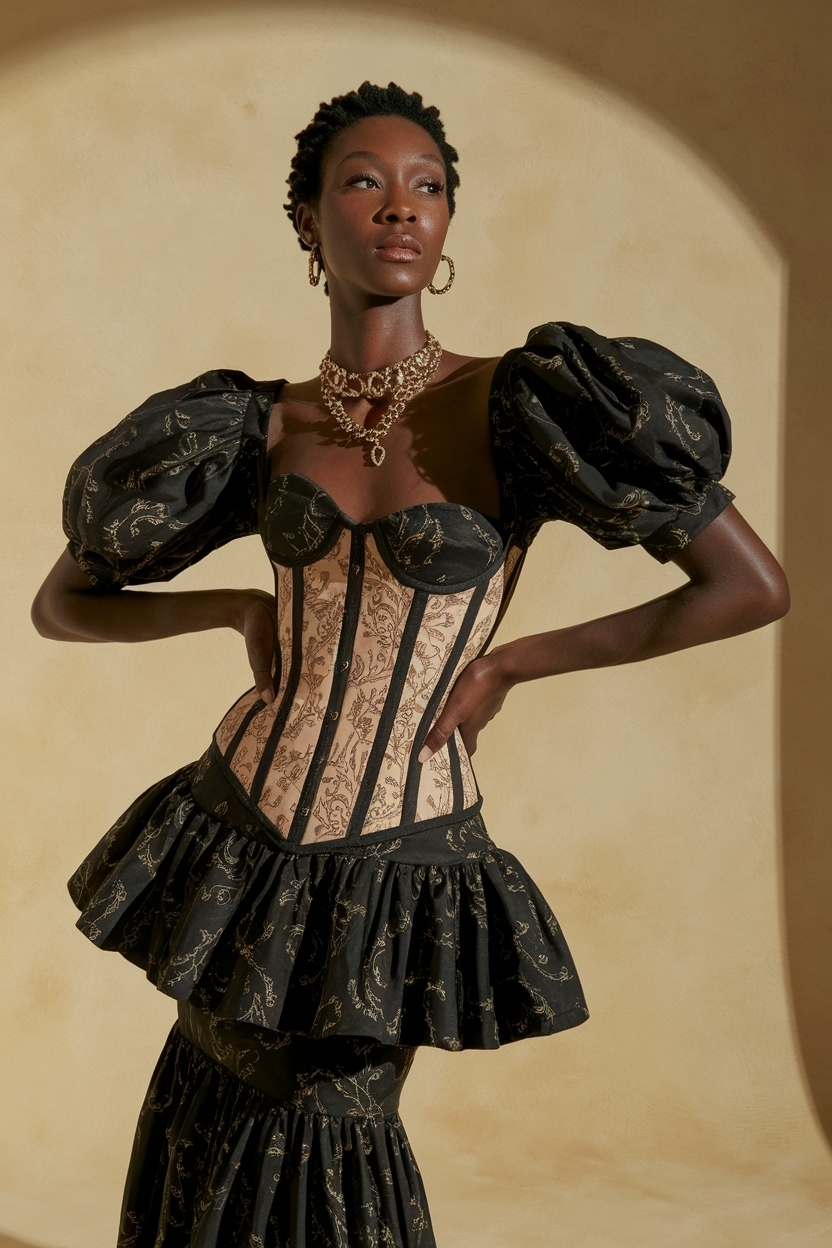 Corset Over Dress Outfit Black Women: Style Tips and Tricks outfit idea