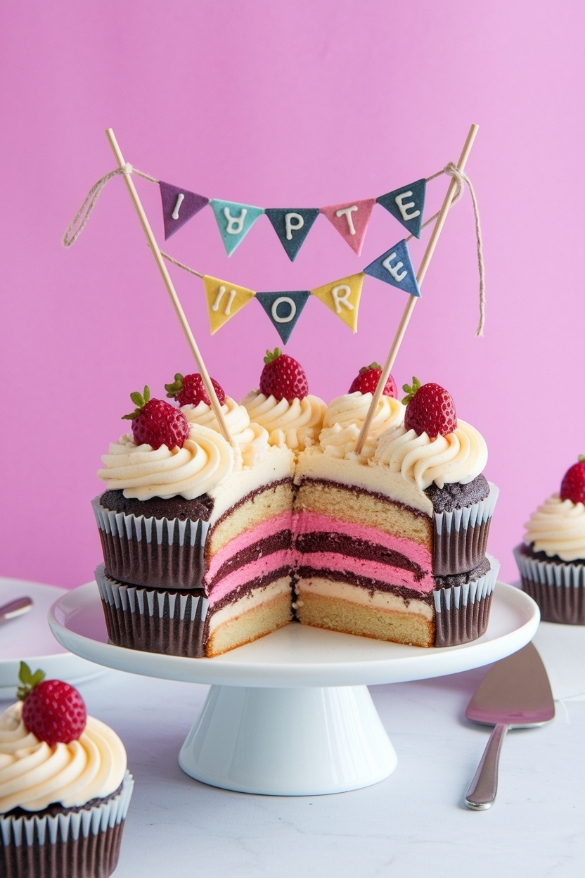 Creative Cupcake Pull Apart Cake Ideas for Your Next Party outfit idea