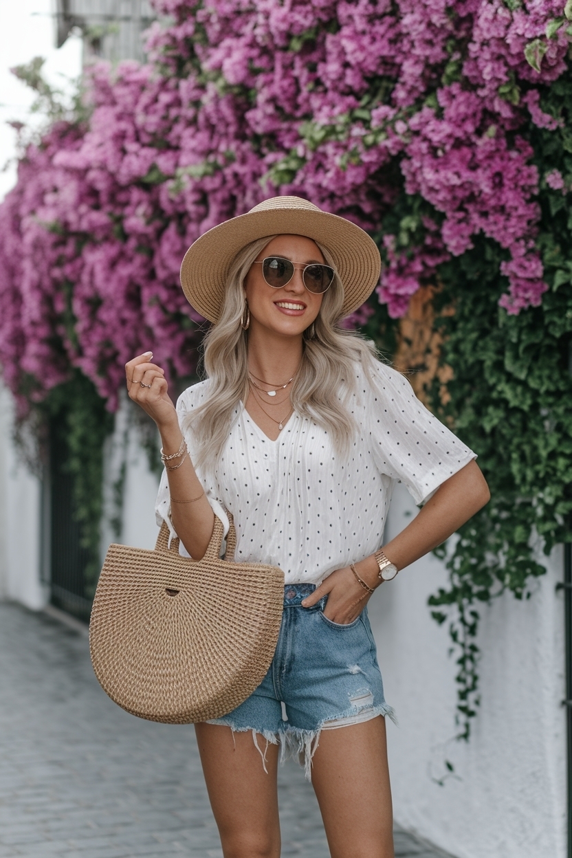 Fun Cute Casual Outfits for Summer Outings outfit idea