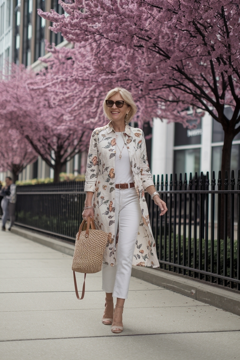 Cute Spring Outfits for Women Over 50 CA: Timeless Elegance outfit idea