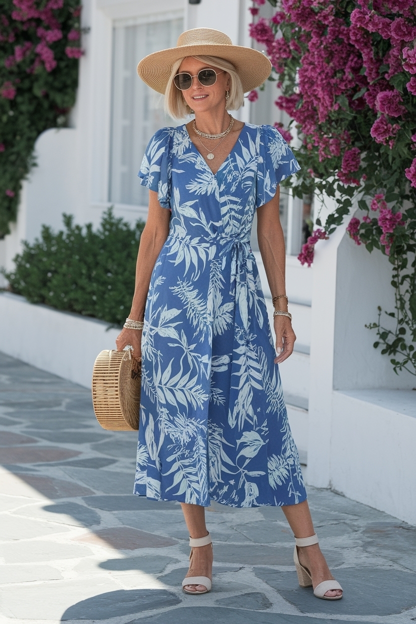 Cute Summer Dresses for Women Over 50: Flattering Choices outfit idea