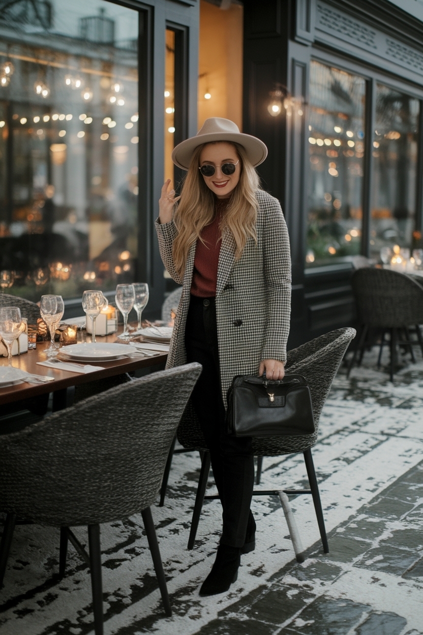 Date Night Outfit Winter Dinner Classy Trends outfit idea