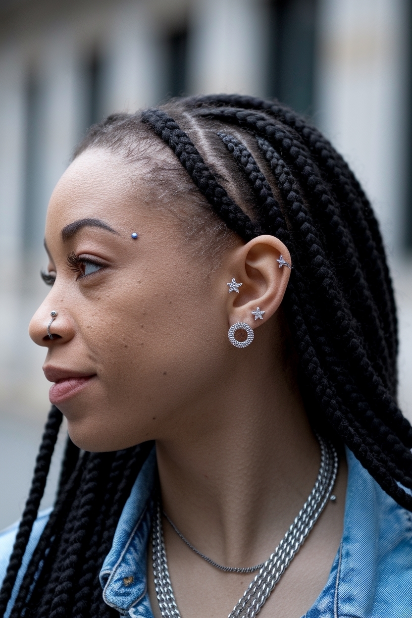 Ear Piercing Ideas for Black Women to Express Yourself outfit idea