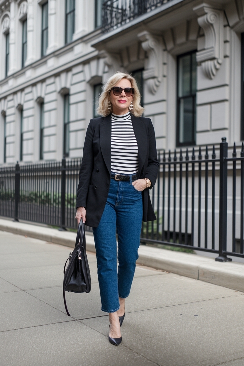 Edgy Outfits for Women Over 40 Business: Chic and Bold outfit idea