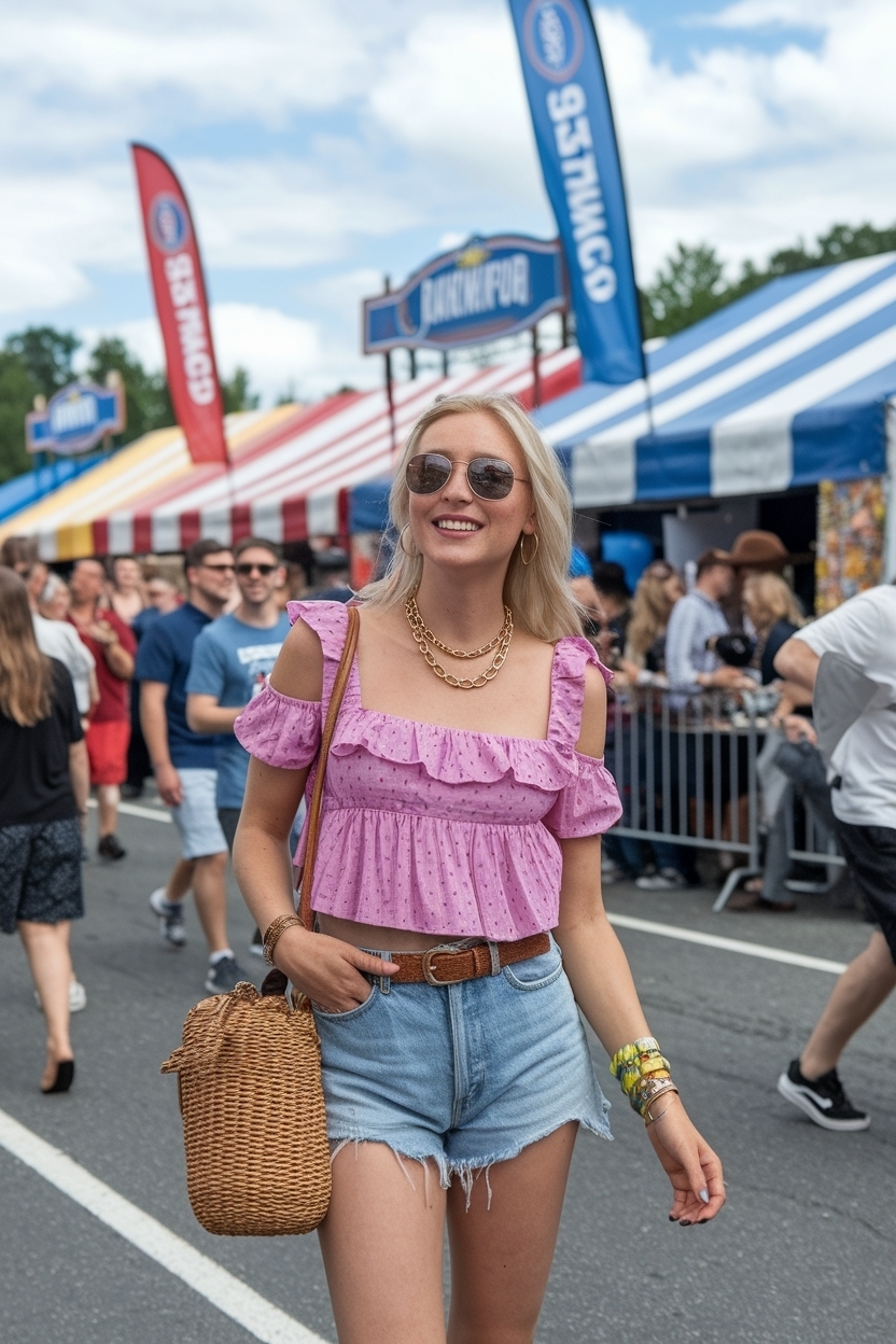 Fair Outfit Ideas Carnival Summer: Stay Stylish and Cool outfit idea