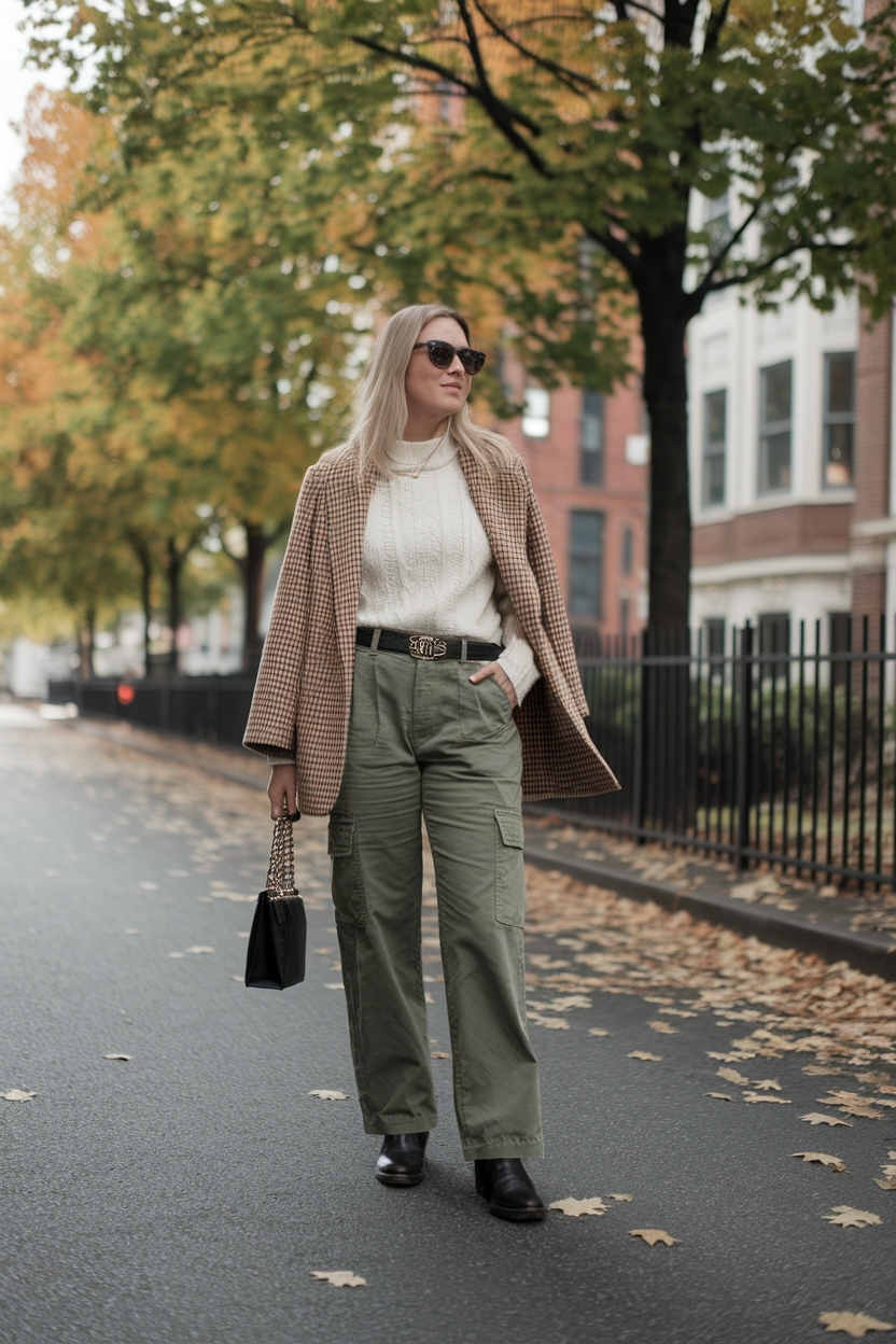 Fall Cargo Pants Outfit Women: Fashionable and Functional outfit idea