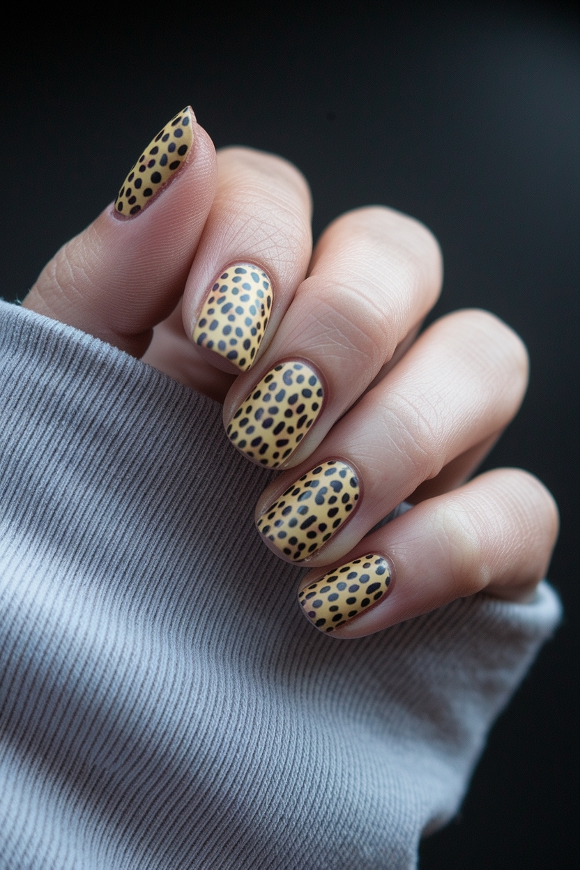 Fall Nails with Cheetah Print: Stylish Seasonal Manicure Ideas outfit idea