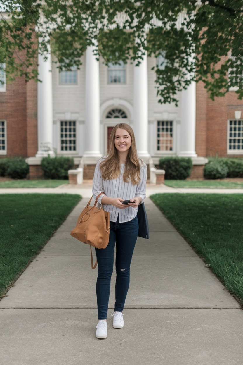 First Day of College Outfits: Make a Great Impression outfit idea