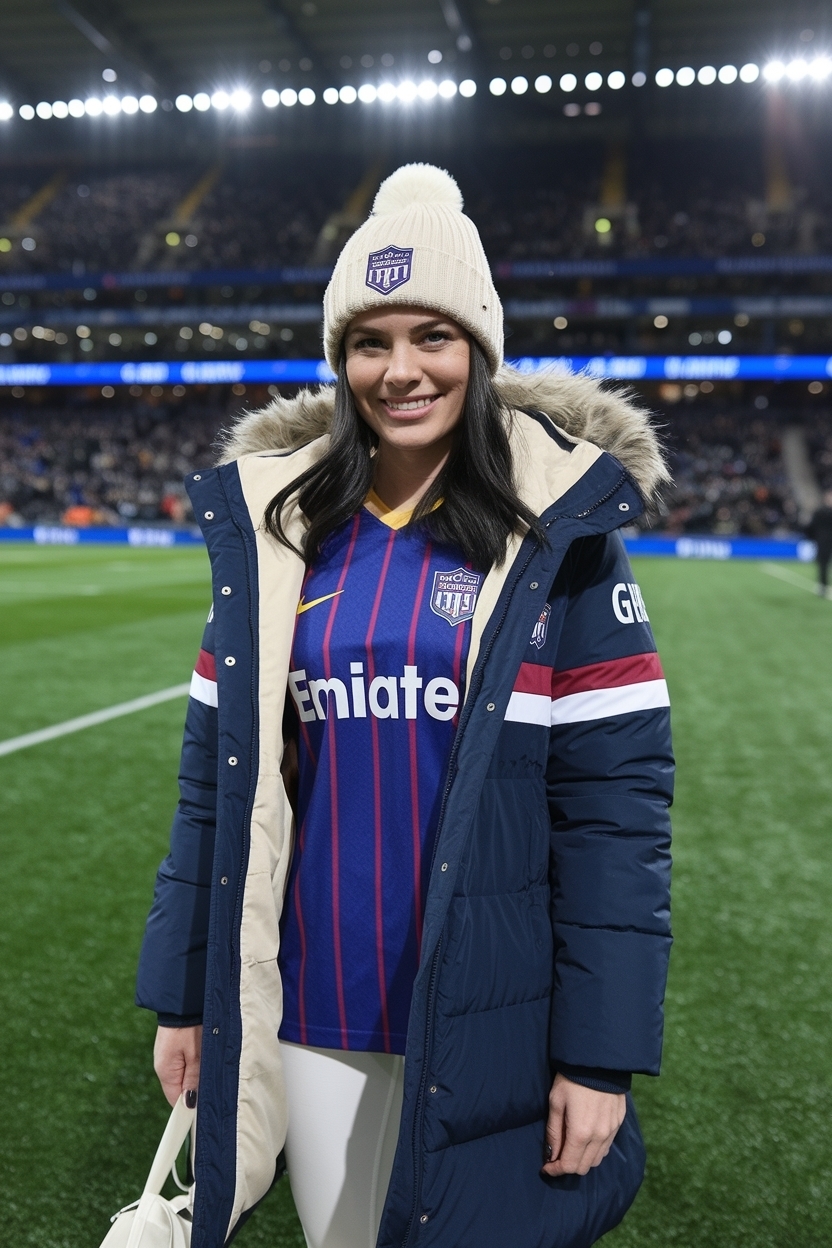 Football Jersey Outfit Women Winter for Game Day Vibes outfit idea