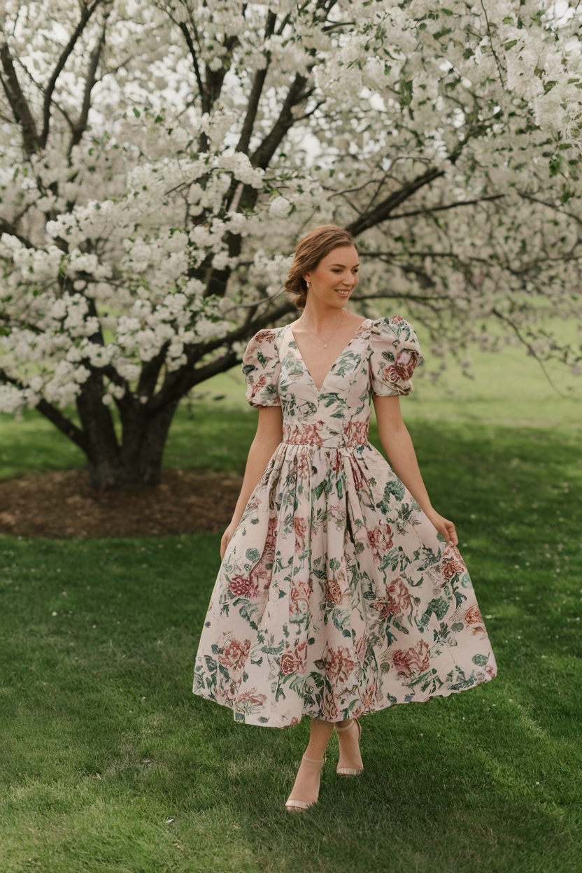 Formal Spring Wedding Guest Dress: Elegant Selections outfit idea