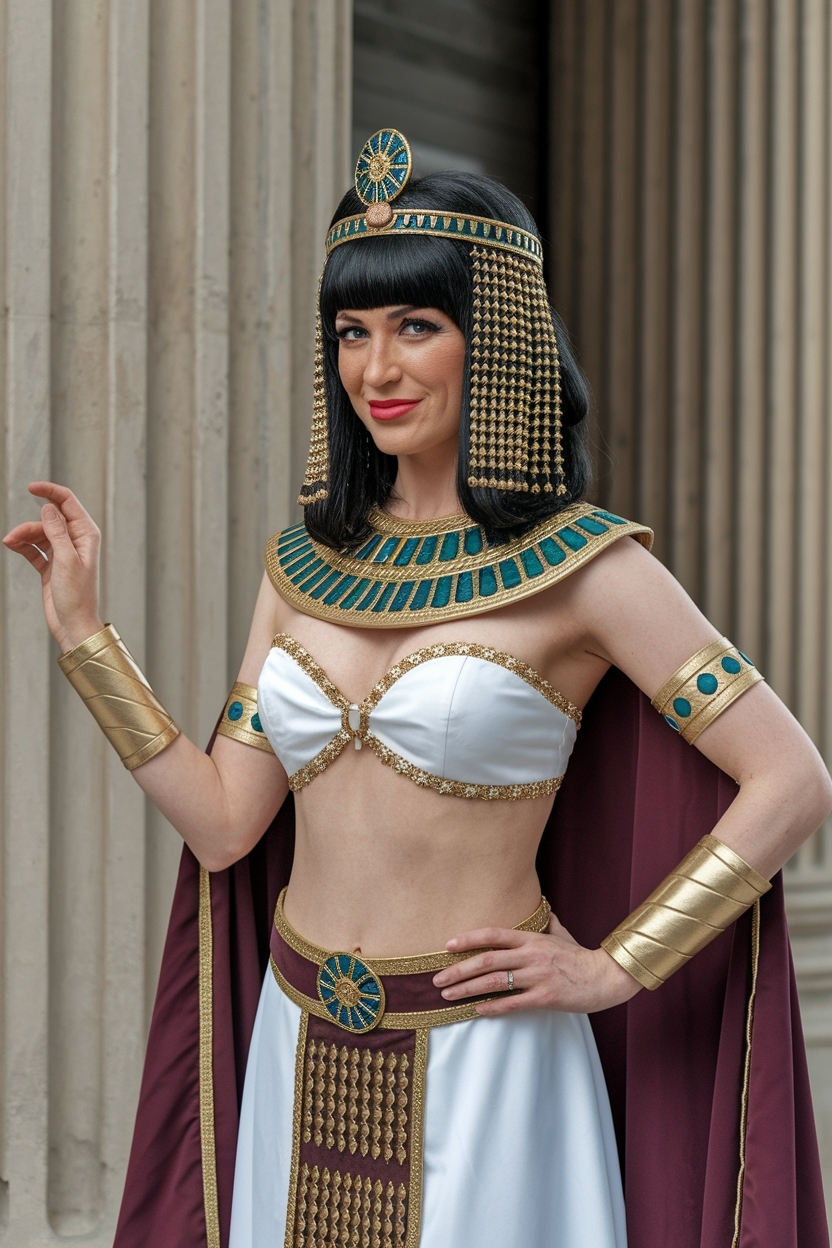 Foxy Cleopatra Halloween Costume: Glam and Style Tips outfit idea