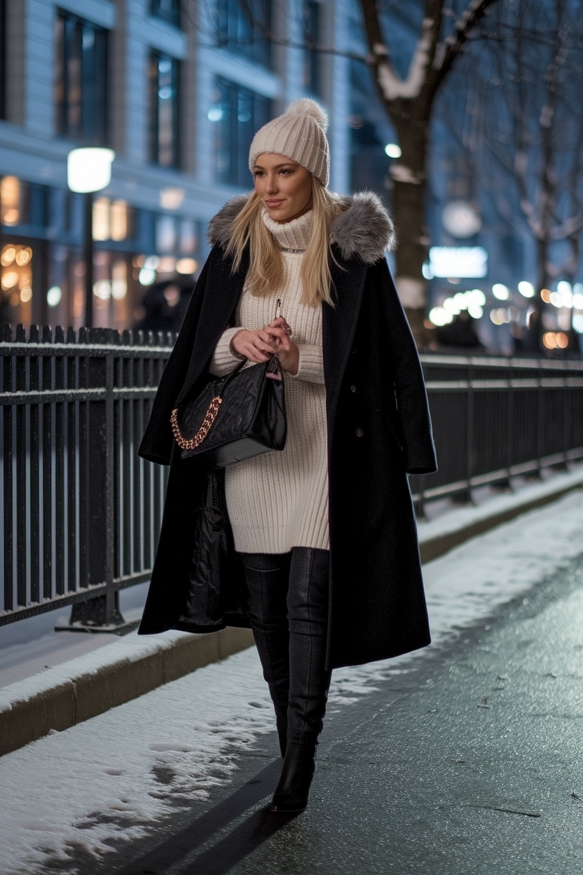Cozy Going Out Outfits Night Winter Essentials outfit idea