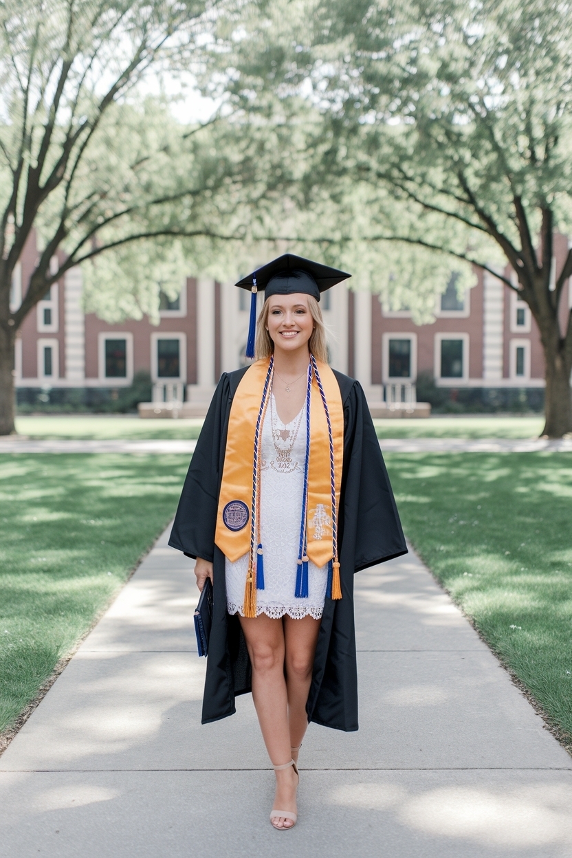 Graduation Outfits for Women College: Trends to Try outfit idea