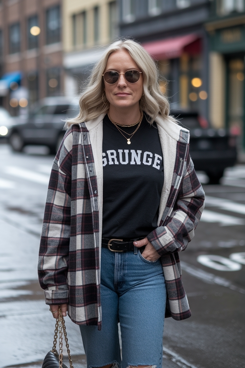 Grunge Outfits for Women Over 30: Embrace Your Inner Rebel outfit idea