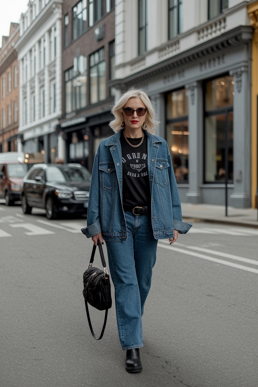 Grunge Outfits Women Over 40 for a Trendy Look outfit idea
