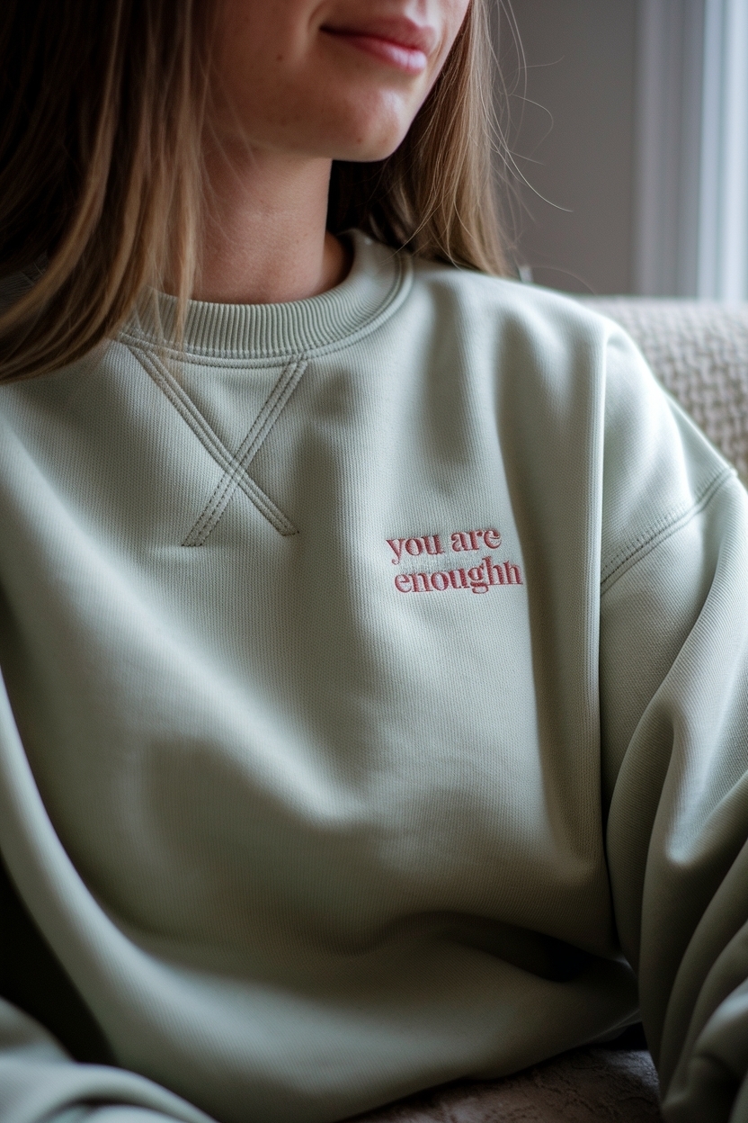 Lifestyle Photo of a Cozy Crewneck Sweat Inspiration outfit idea