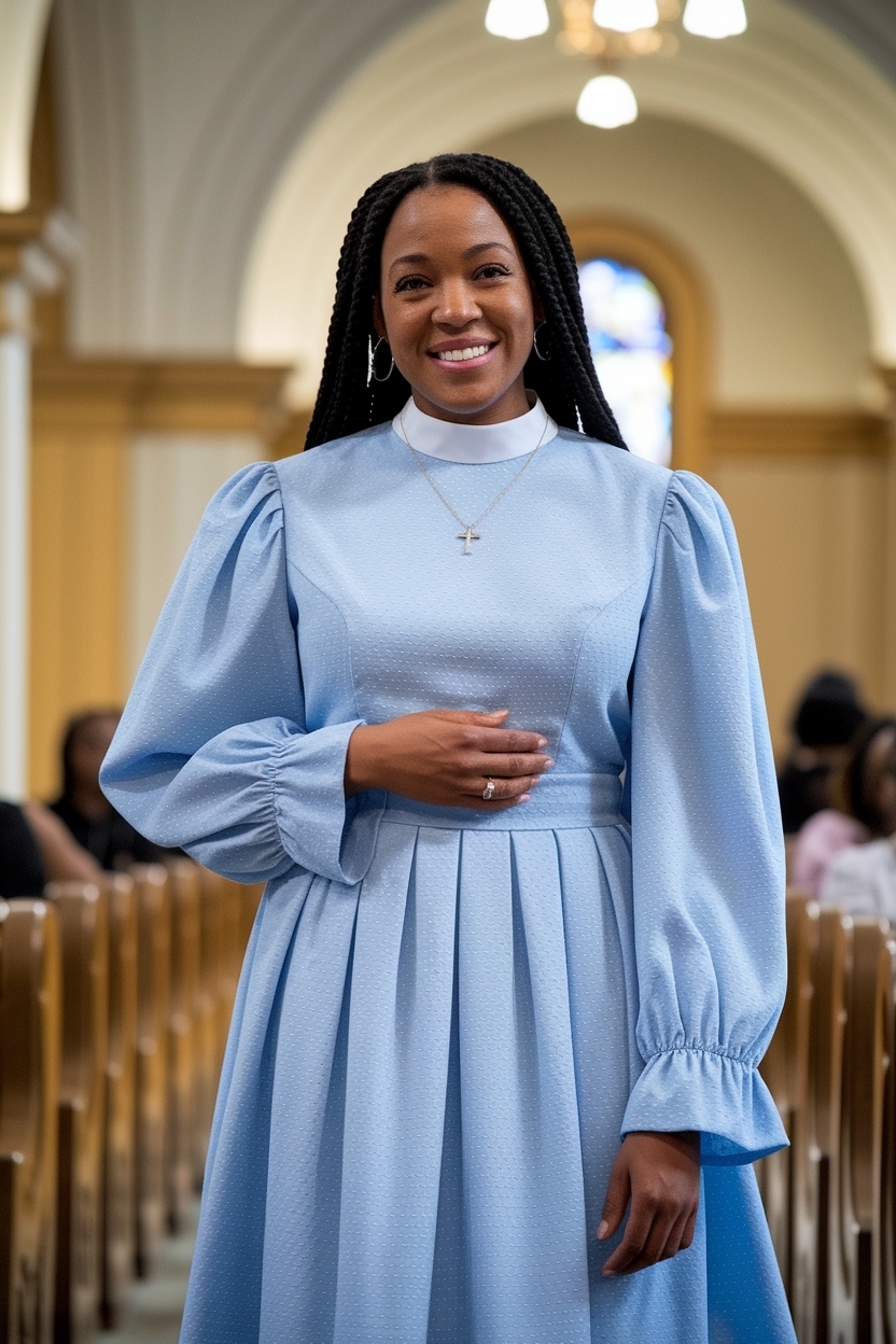 Light Blue Church Outfit Black Women: Style Tips and Ideas outfit idea