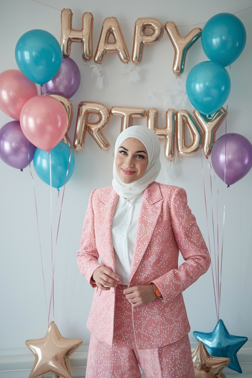 Modest Fashion Outfits for Birthday Celebrations outfit idea