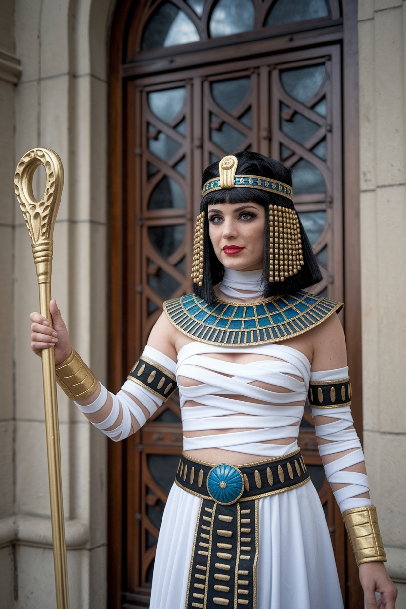 Mummy Cleopatra Halloween Costume: A Spooky Twist outfit idea