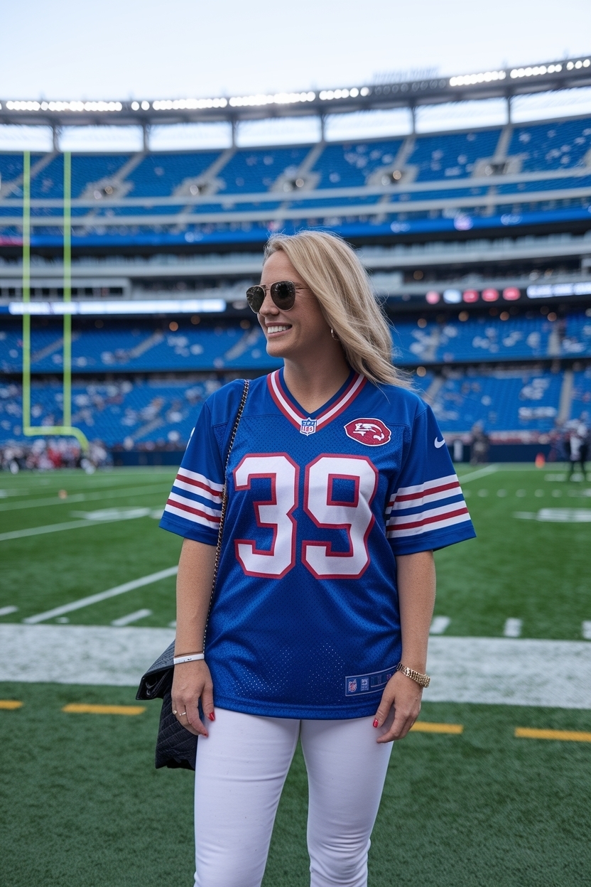 NFL Game Day Outfit Woman: Chic Styles for Game Days outfit idea